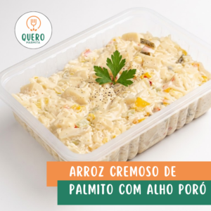 ARROZ CREMOSO DE PALMITO COM ALHO PORÓ - 350g