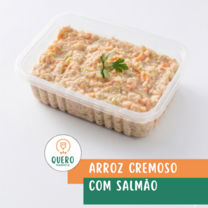 ARROZ CREMOSO COM SALMÃO - 350G
