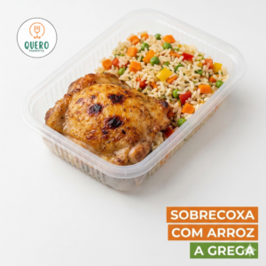 SOBRECOXA ASSADA COM ARROZ A GREGA -350G